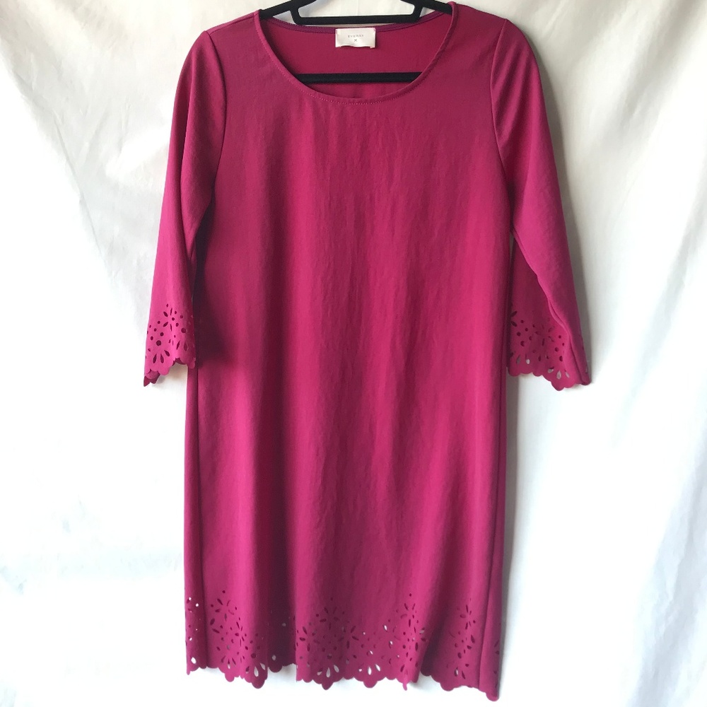 Everly Laser Cut Shift Dress